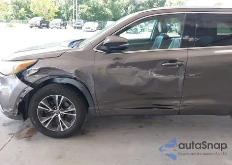 2016 Toyota Highlander Xle V6 from USA, damaged, VIN 5TDKKRFH4GS159230